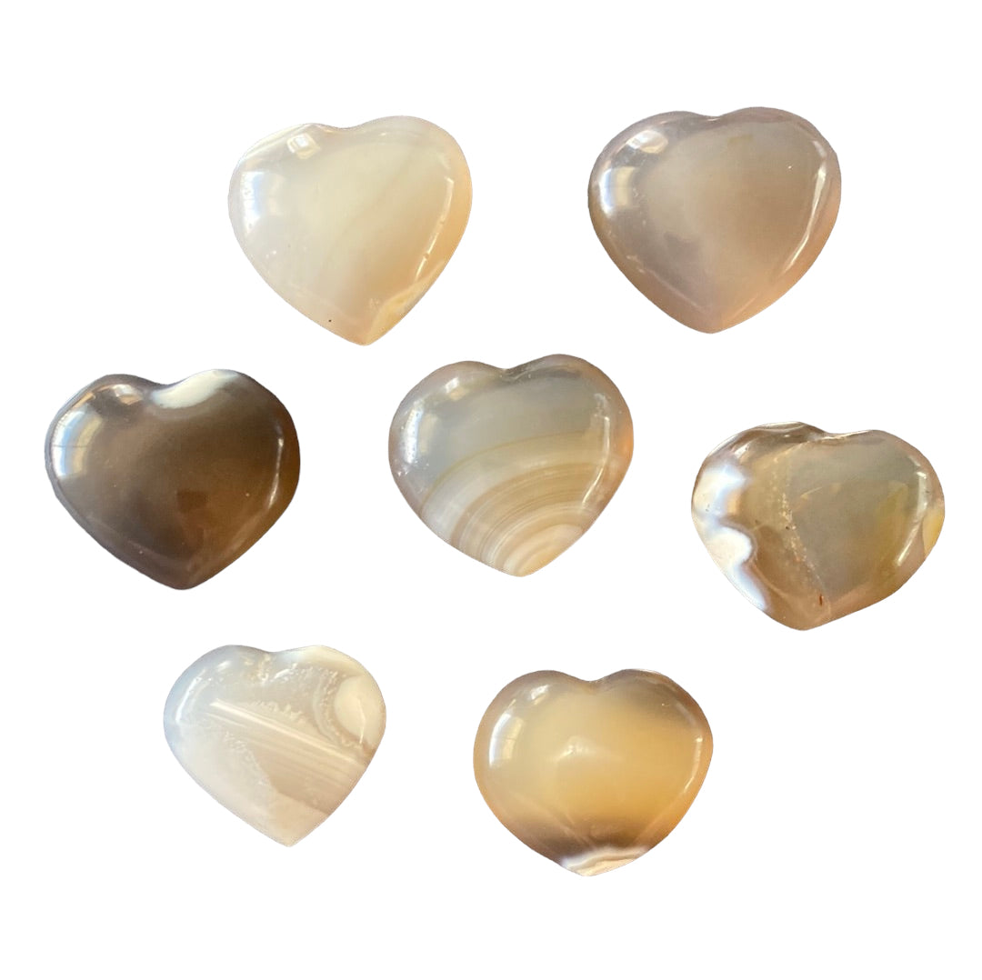 20-30g Orca Agate Heart