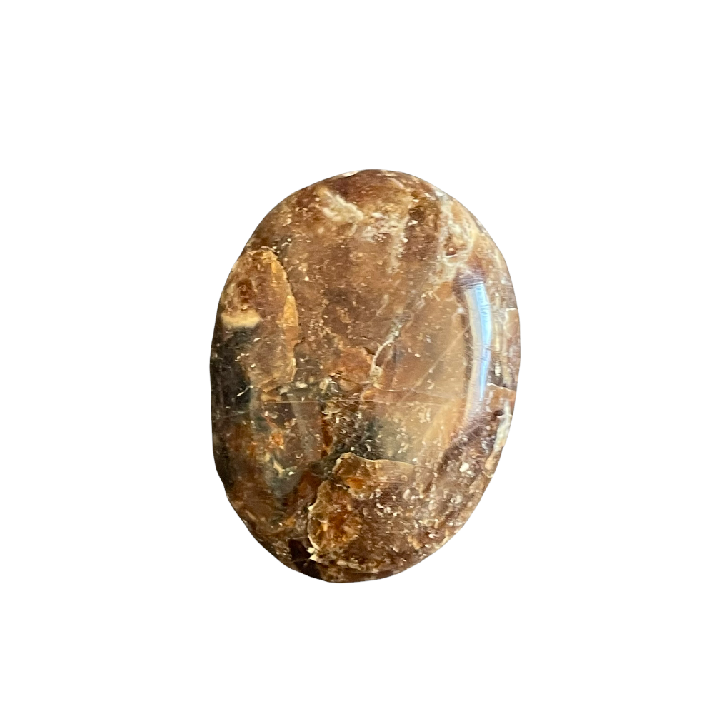 63g Black Opal Palm Stone