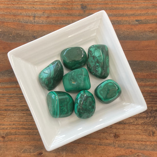 25-30g Malachite $11 tumble
