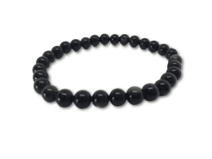 Goldsheen Obsidian 6mm stretch bracelet