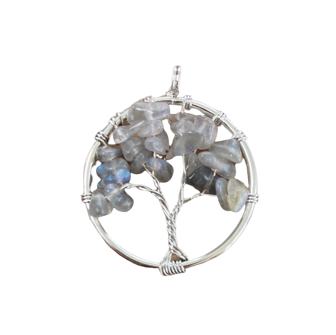 Labradorite Tree of life Pendant-crystal-pendant-for-necklace-nz