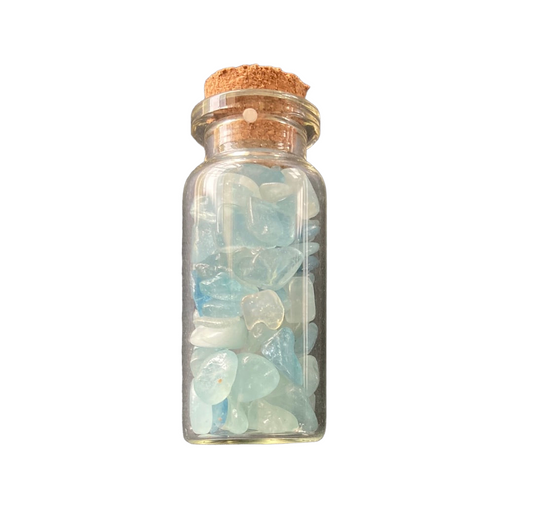 Aquamarine 50mm Wish Bottle