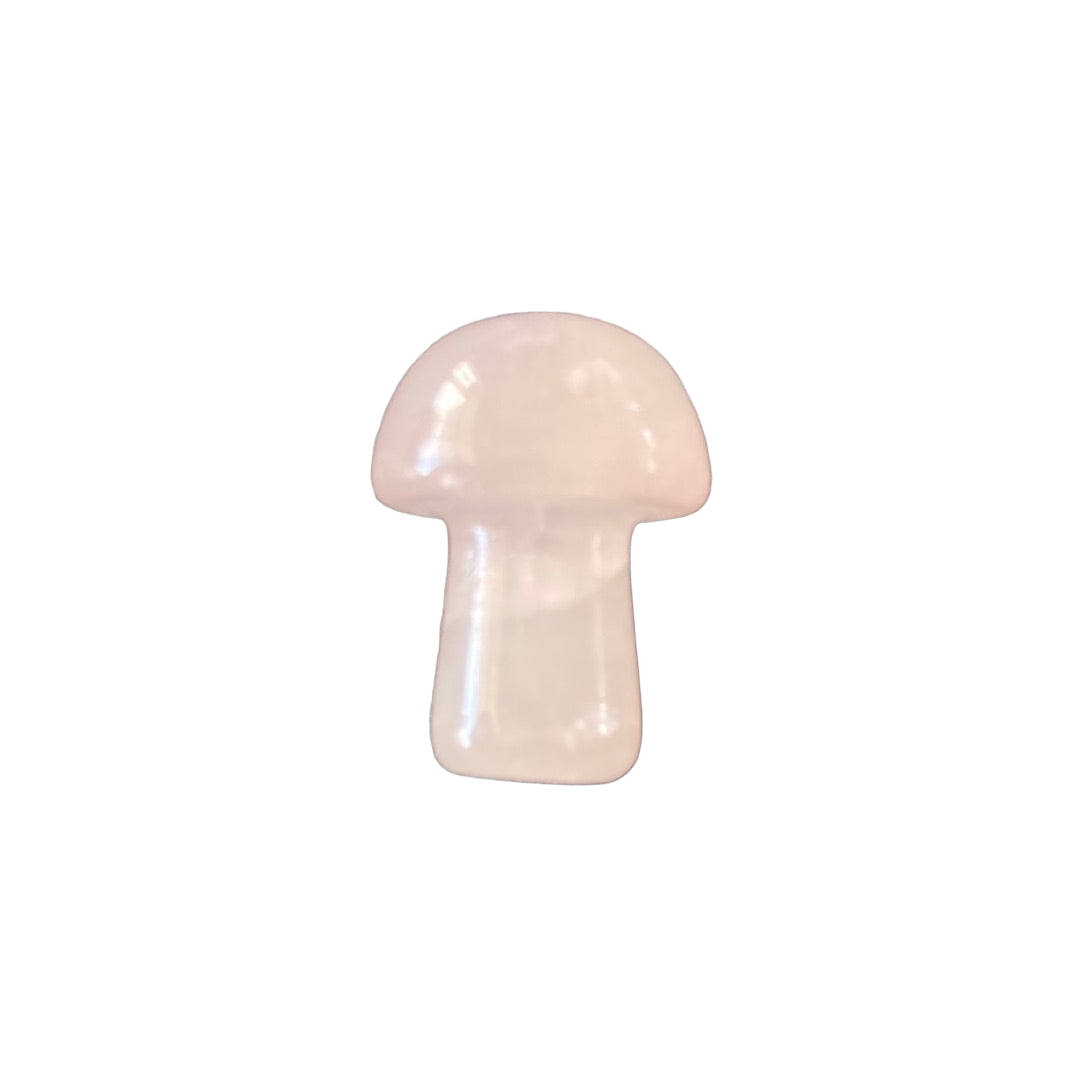 20mm Rose Quartz Mushroom