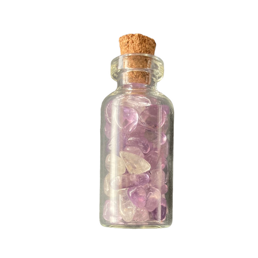 Amethyst 40mm Wish Bottle-amethyst-crystal-nz