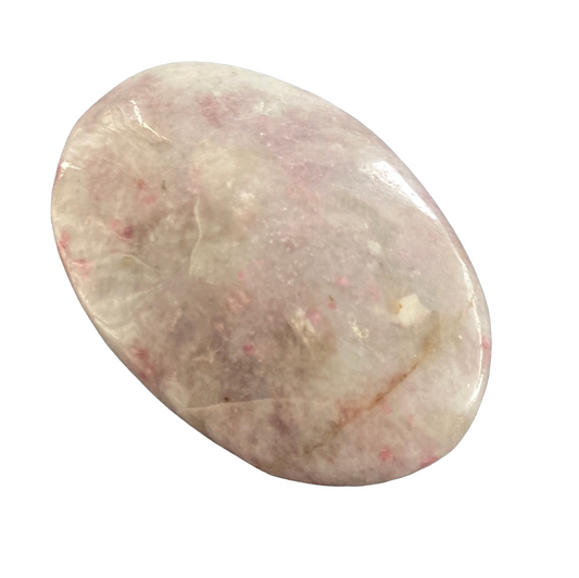 60g Pink Tourmaline Palm Stone