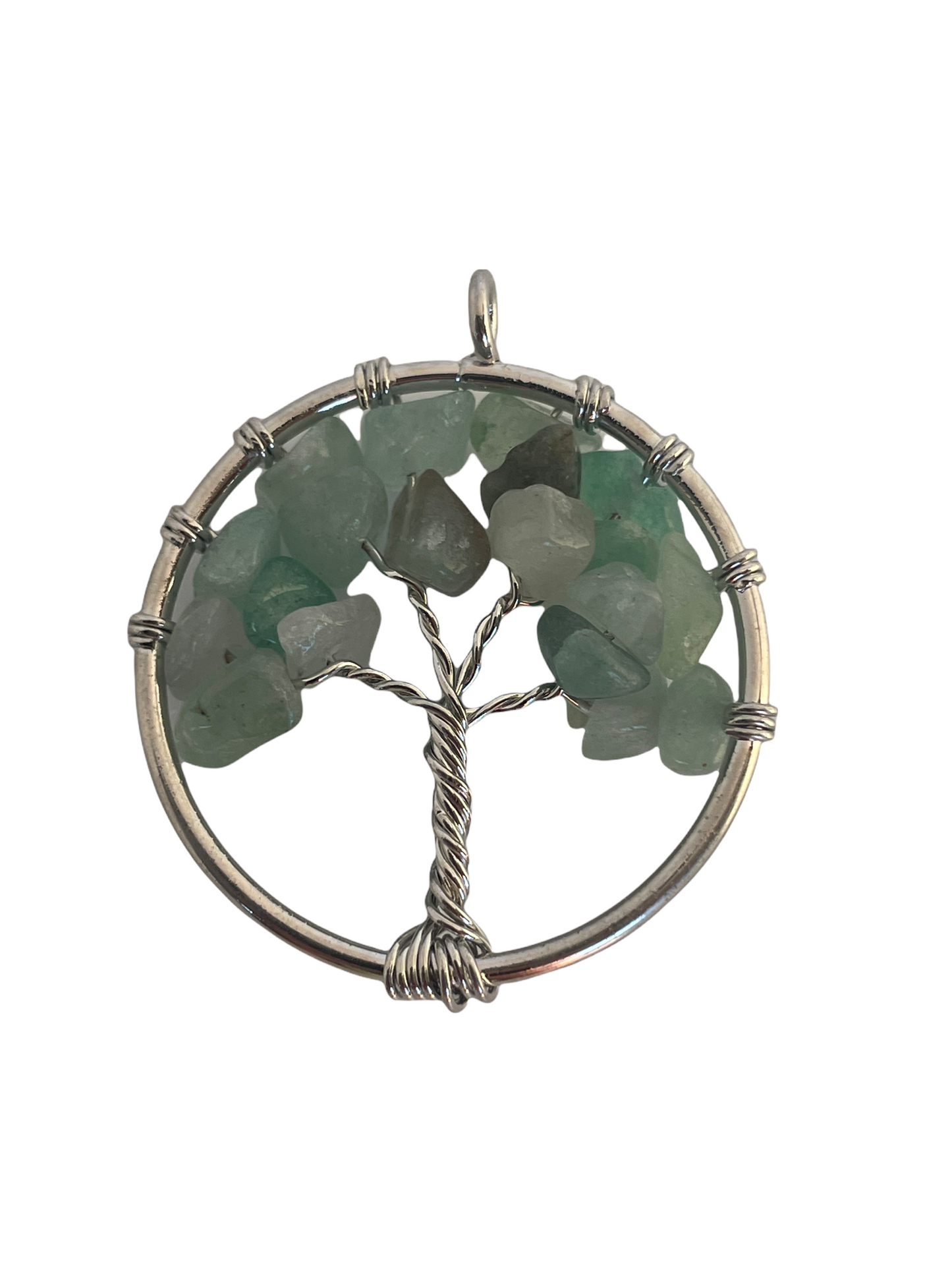 Aventurine Tree Of Life Pendant-crystal-pendant-for-necklace