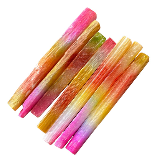 Dyed Satin Spar Stick