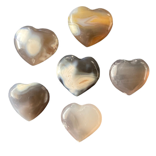 10-20g Orca Agate Heart