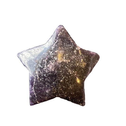 51g Lepidolite Star