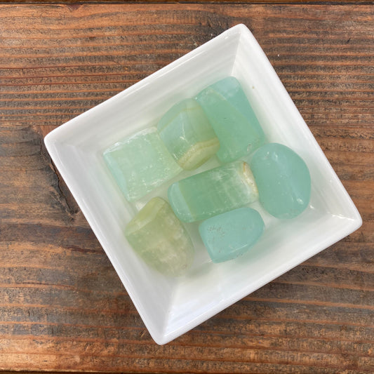 30-40g Pistachio Calcite $11 Tumble