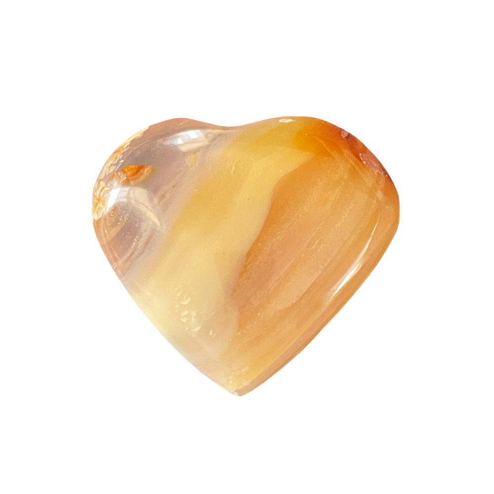 38g Banded Agate Heart