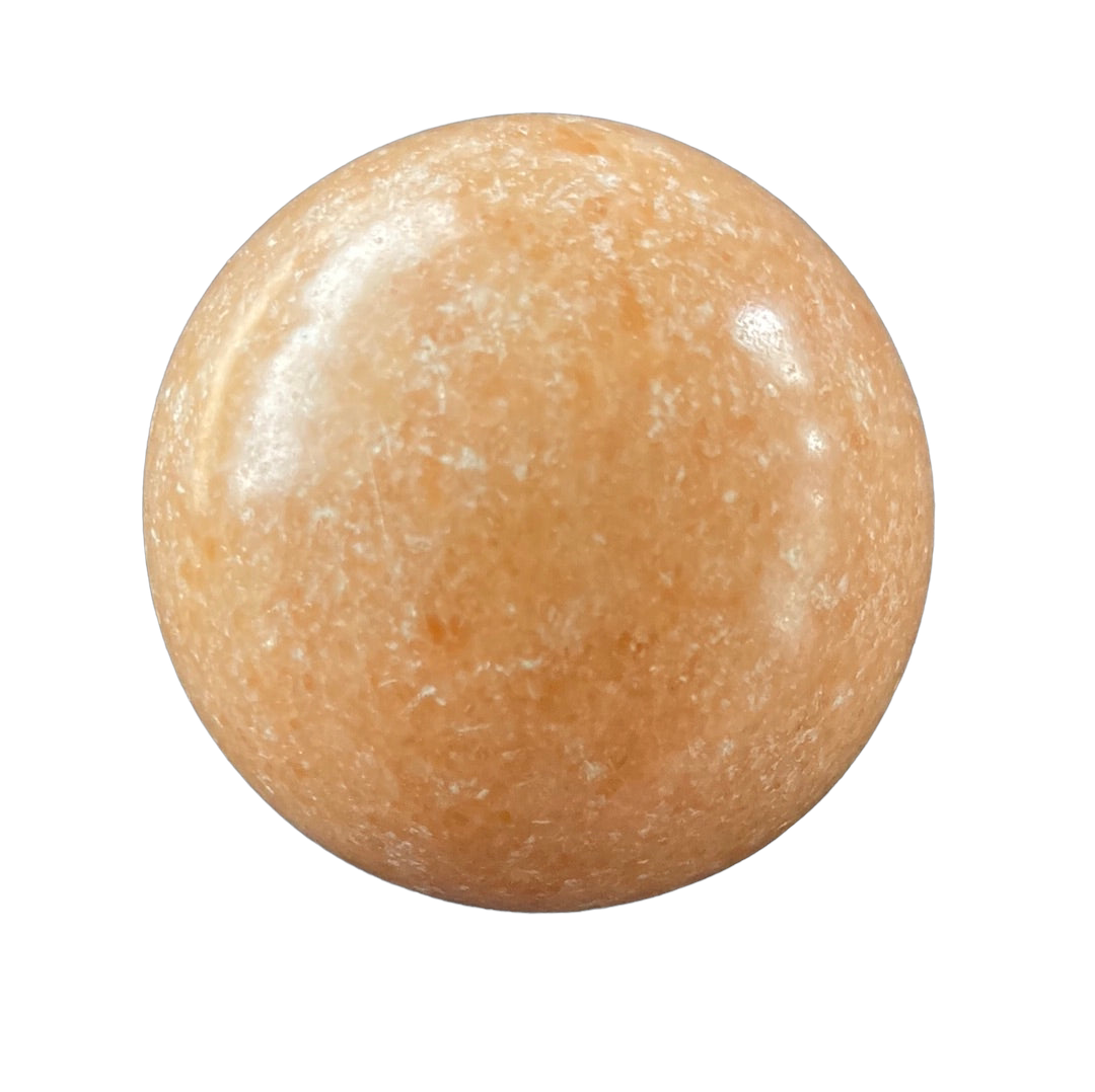 48mm Orange Jade Sphere