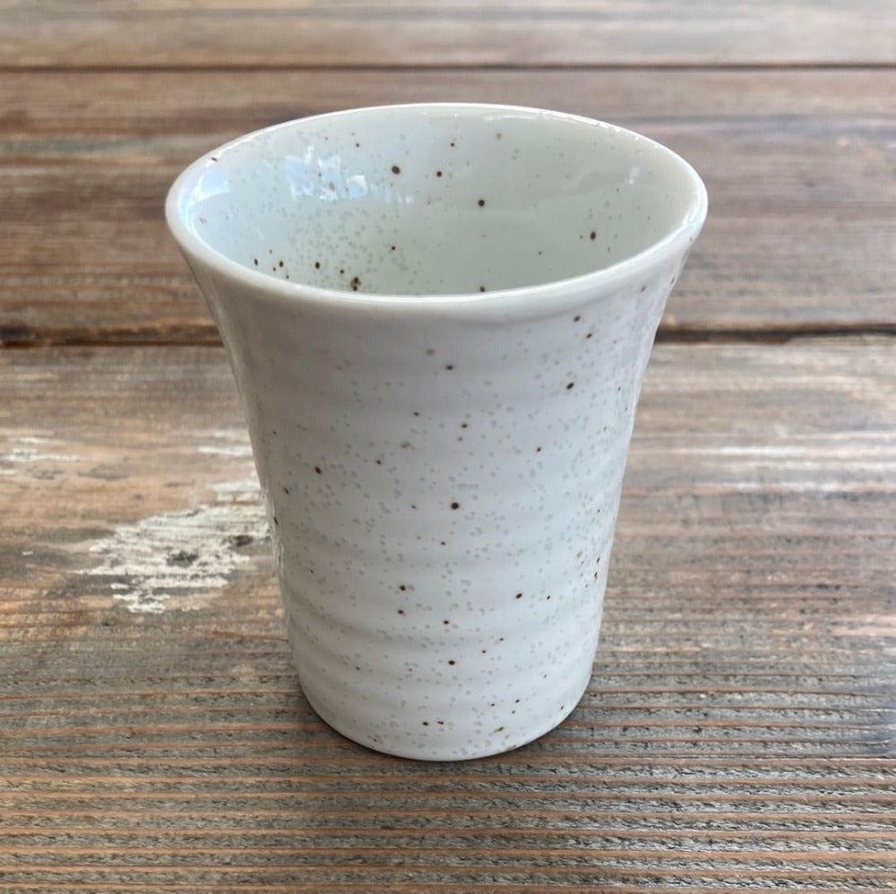 Tall speckled trinket bowl