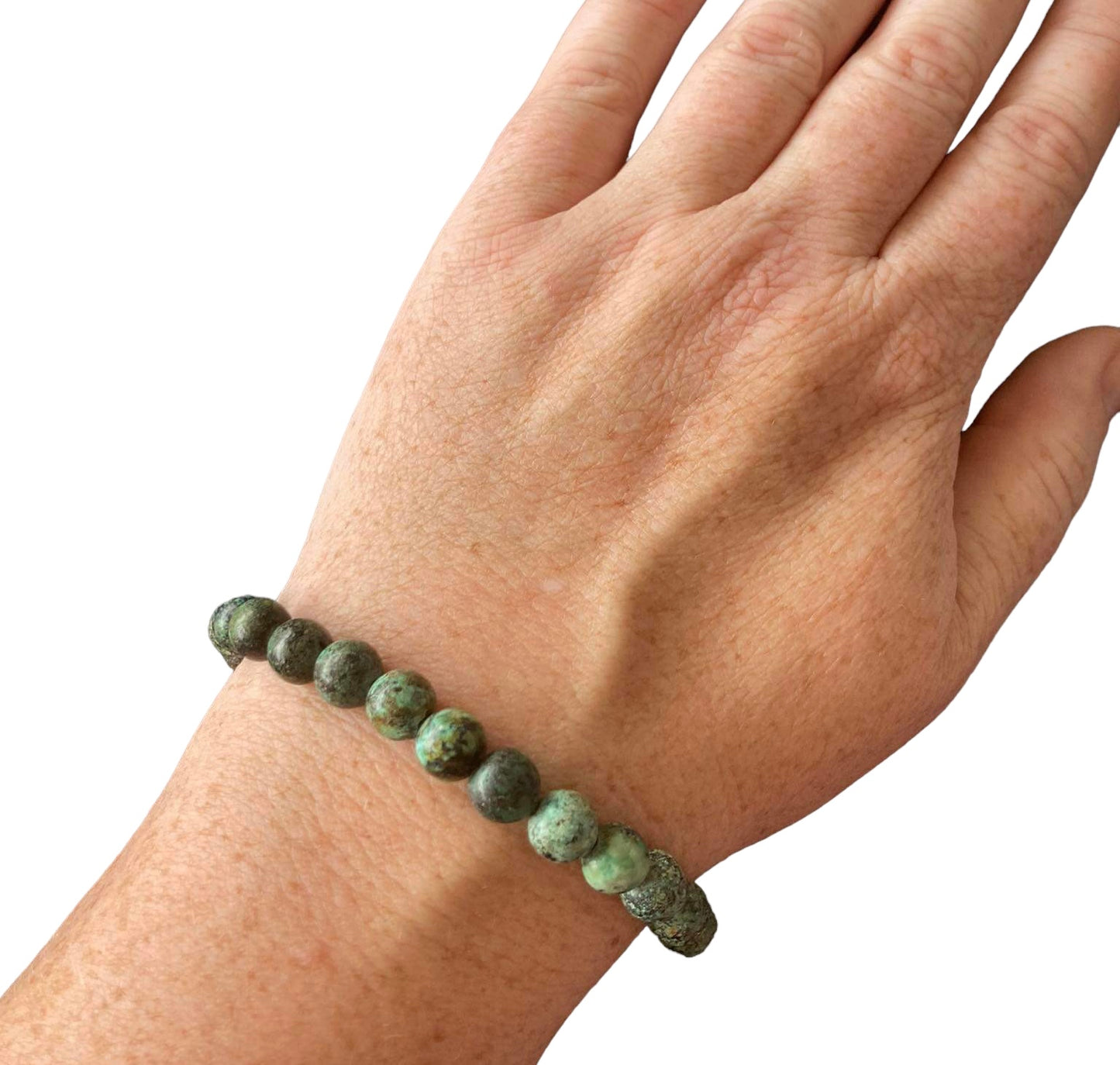 Turquoise 8mm Stretch bracelet