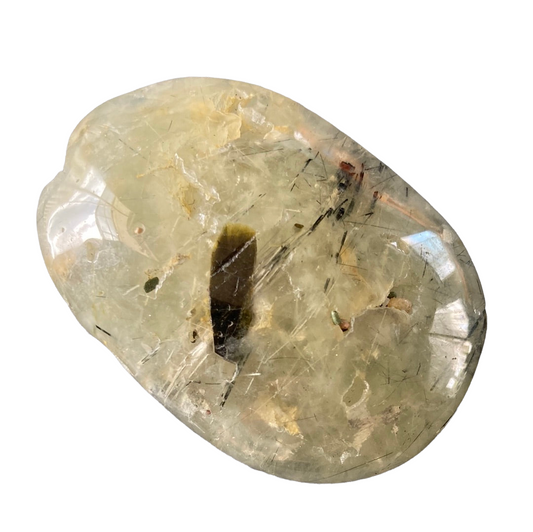 66g Prehnite Palm Stone