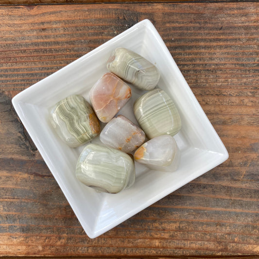 30-40g Pink Banded Onyx Tumble