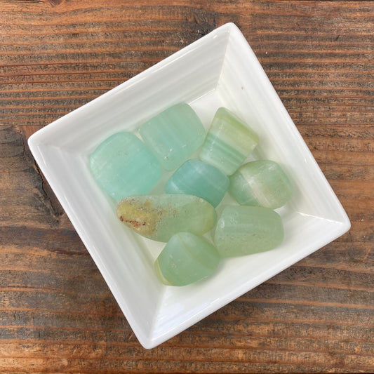 20-25g Pistachio Calcite $8 Tumble