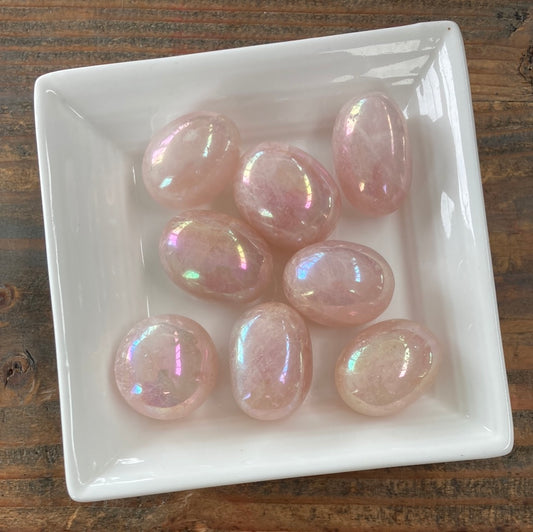 20-25g Aura Rose Quartz $8 Tumble