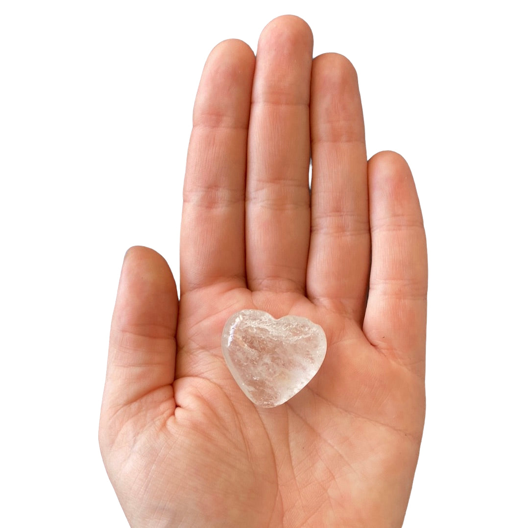 15g Clear Quartz Heart