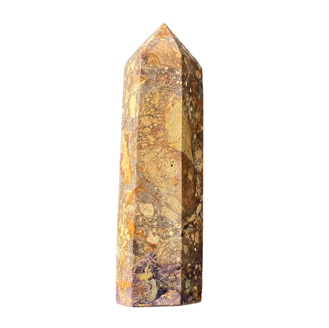 85mm Brecciated Fluorite Point