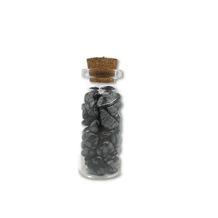 Snowflake Obsidian 50mm wish bottle