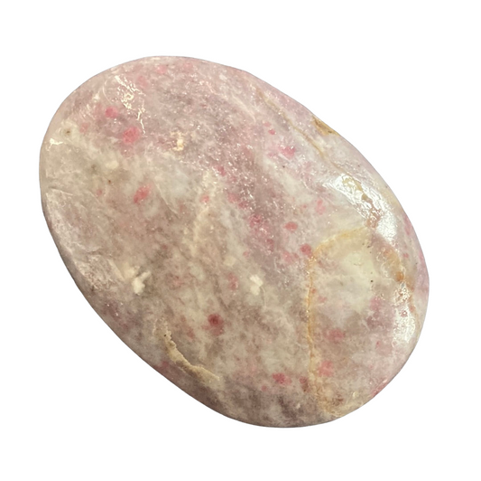 76g Pink Tourmaline Palm Stone