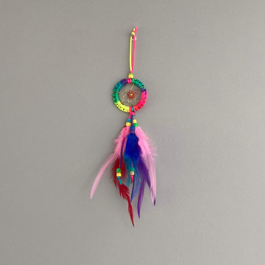 Small Round Rainbow Dreamcatcher