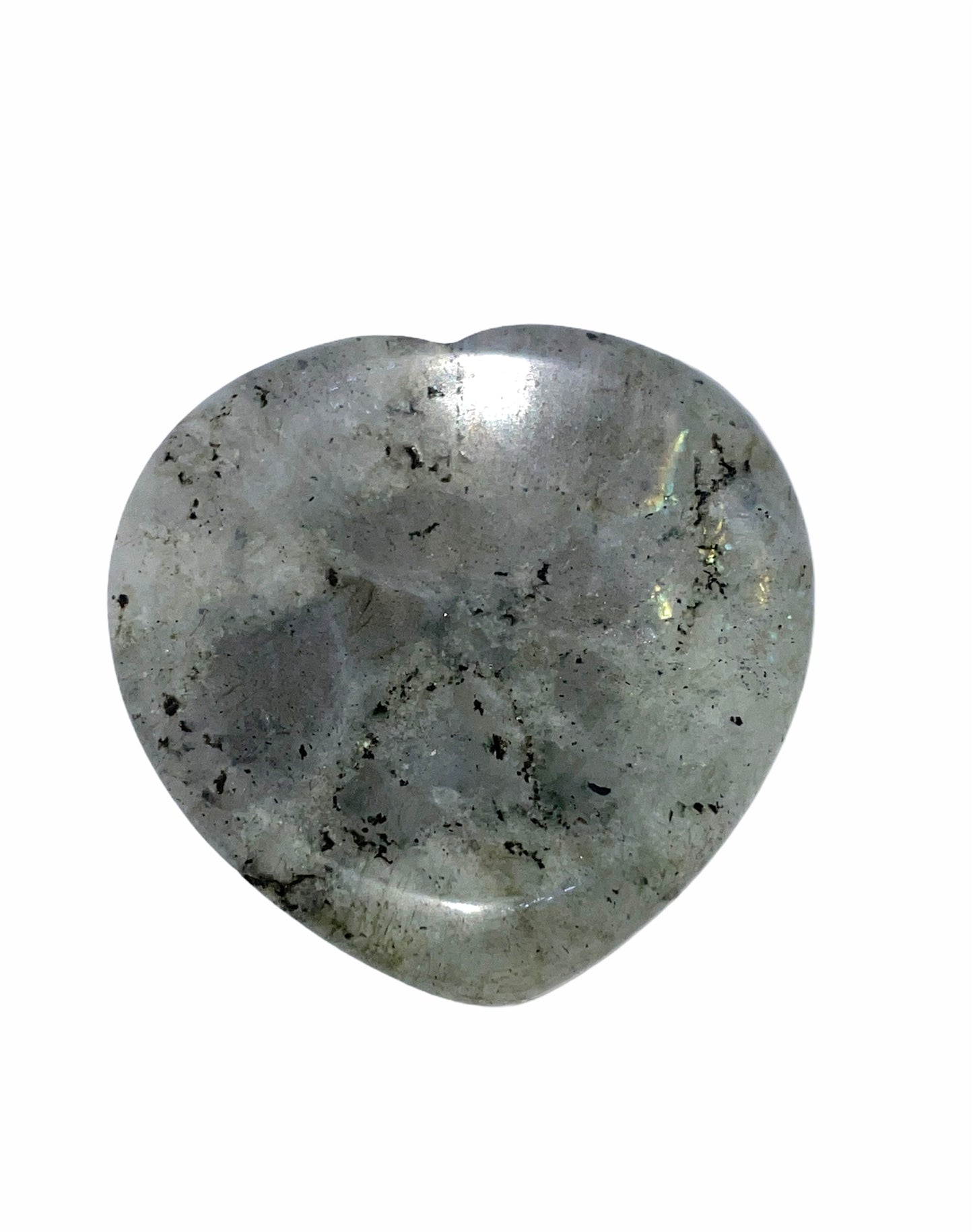Labradorite Heart Worry Stone