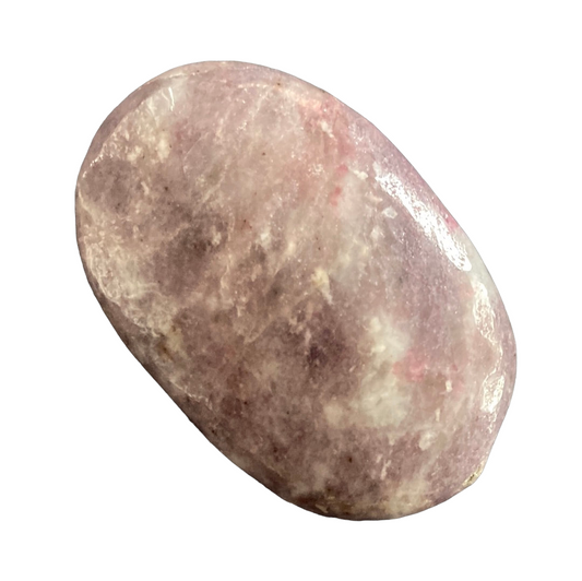77g Pink Tourmaline Palm Stone