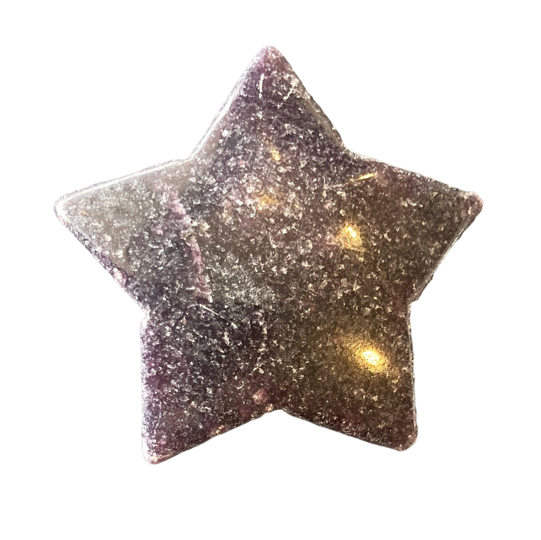 63g Lepidolite Star