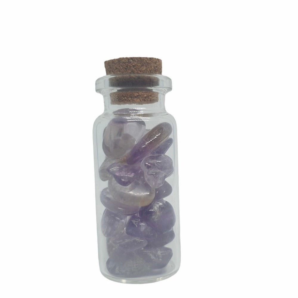 Amethyst 50mm Wish Bottle-amethyst-crystal-nz