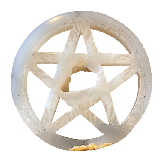 142g Agate Pentagram