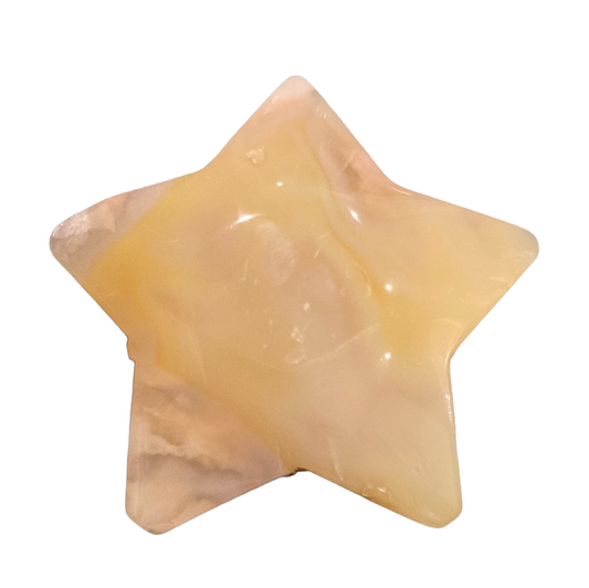 58g Flower Agate Star