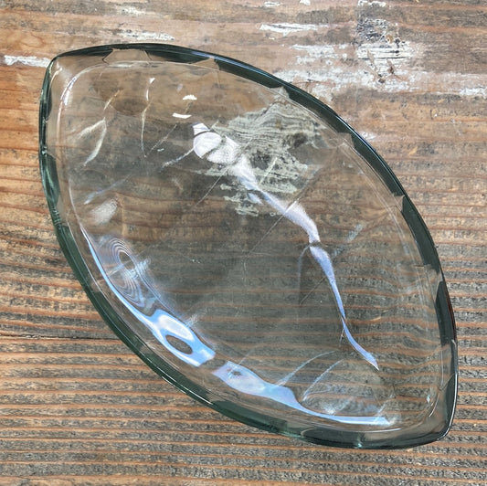 Glass Leaf Trinket Tray
