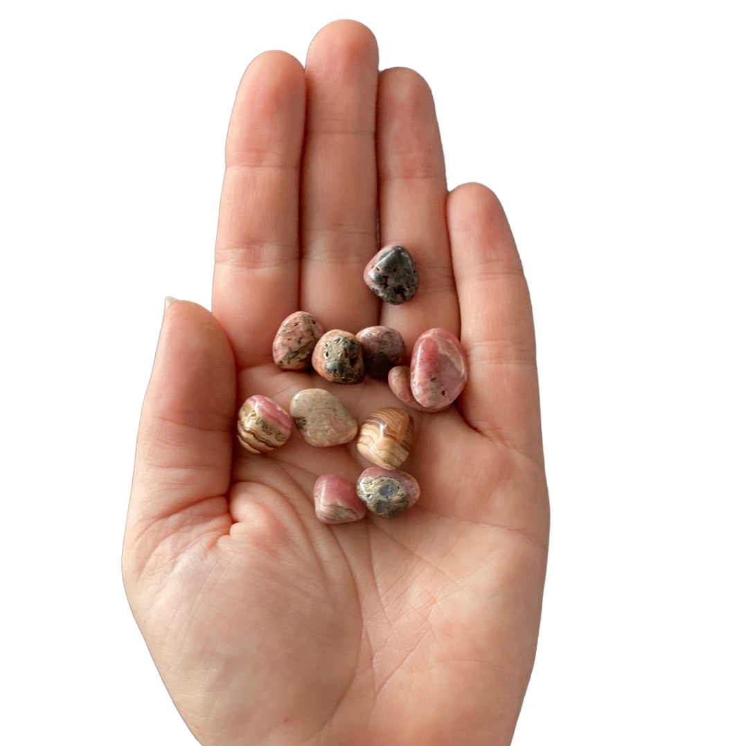 30g Rhodochrosite Bag of Pebbles
