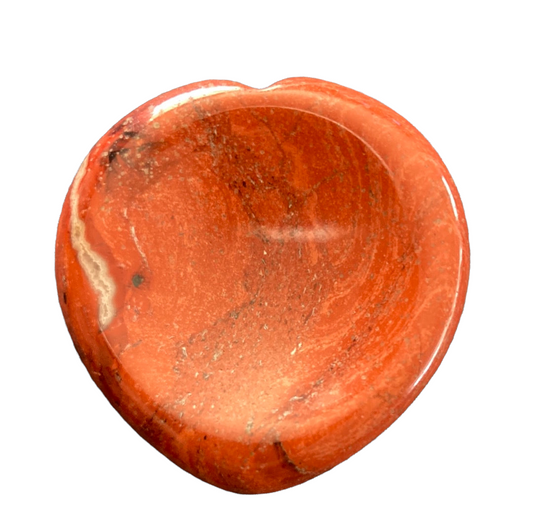 Red Jasper Heart Worry Stone