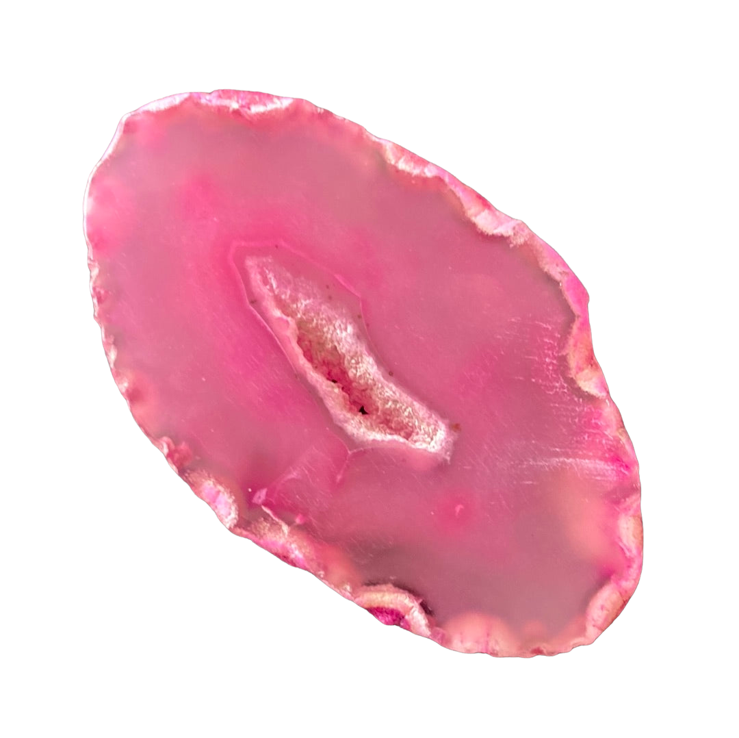 $9 Pink Dyed Agate Slice