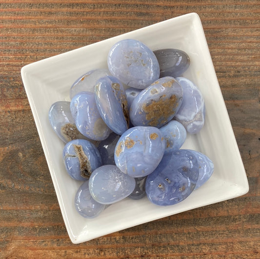 Blue Lace Agate 15-20g Tumble