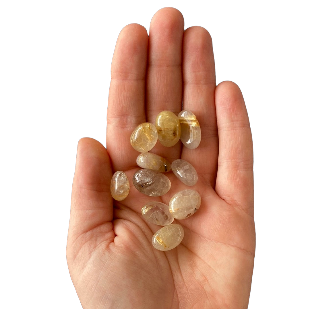 30g Golden Rutile Bag of pebbles