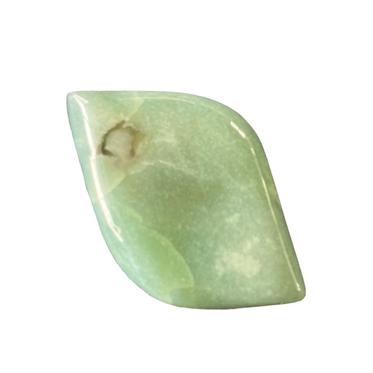 12g Green Flower Agate Cabochon