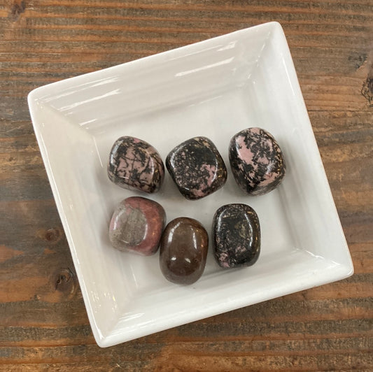 30-40g Rhodonite $9 Tumble