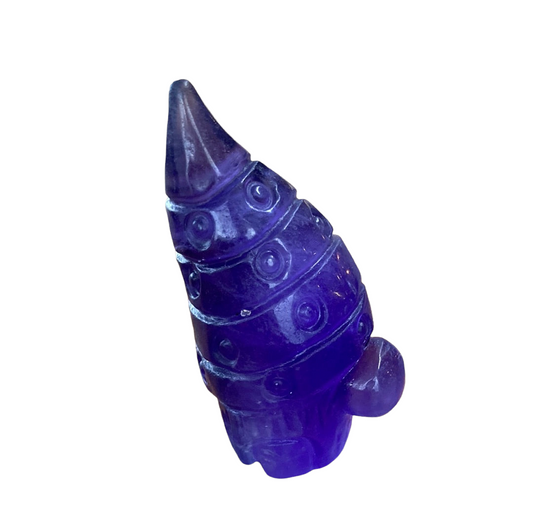 Fluorite Gnome carving