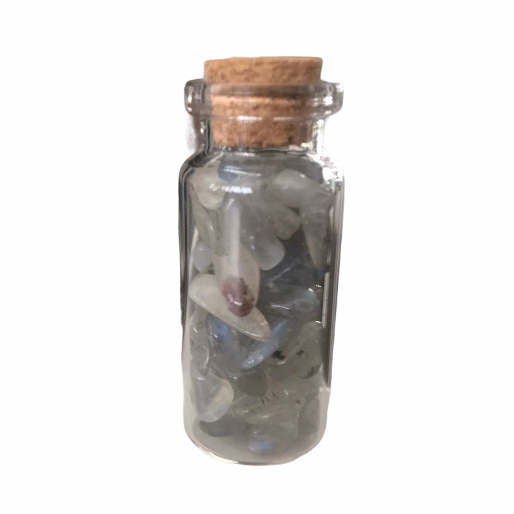 Labradorite 50mm Wish Bottle