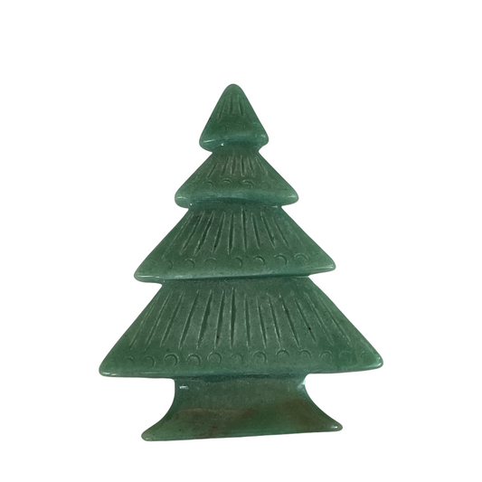 86mm Green Aventurine Christmas Tree