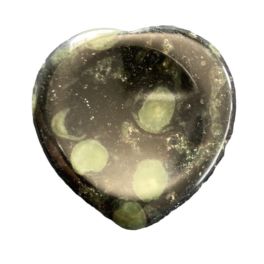 Kambaba Jasper Heart Worry Stone