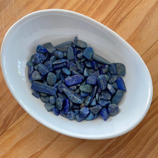 100g bag of Lapis Lazuli chips
